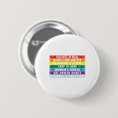 Wetenschap is echt zwart leven ronde button 5,7 cm (Voorkant /achterkant)