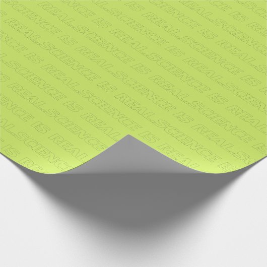 Wetenschap is Echte moderne contour typografie neo Cadeaupapier (Hoek)