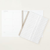 Wetenschap is echte zwart-wit moderne typografie planner (Display)