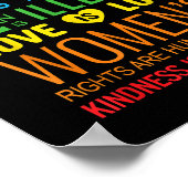 wetenschap is echte zwarte levens zijn belangrijk  poster (Hoek)