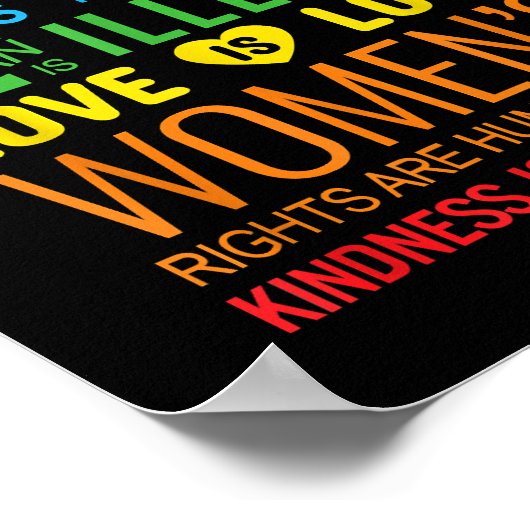 wetenschap is echte zwarte levens zijn belangrijk poster (Hoek)