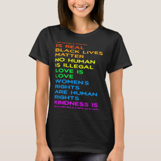 Wetenschap is een echte BLM Mensenrechten LGBTQ Pr T-shirt