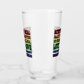 Wetenschap is een echte zwarte levenszaak glas (Links)