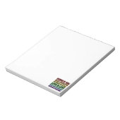 Wetenschap is een echte zwarte levenszaak notitieblok (Linkerzijde)