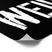 Wetenschap is een vreemd poster! poster (Hoek)