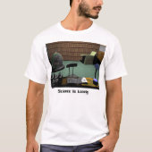 Wetenschap is eenzaam t-shirt (Voorkant)