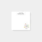 WETENSCHAP IS ERG Komische quote Post-it® Notes (Voorkant)