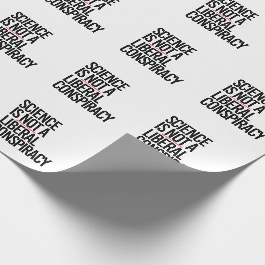 WETENSCHAP IS GEEN LIBERAAL COMPLOT CADEAUPAPIER (Hoek)
