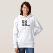 WETENSCHAP IS GEEN LIBERAAL COMPLOT HOODIE (Voorkant volledig)