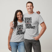 WETENSCHAP IS GEEN LIBERAAL COMPLOT T-SHIRT (Unisex)