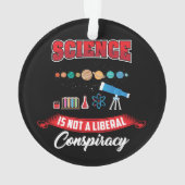Wetenschap is geen liberale samenzwering, grappige ornament (achterkant)
