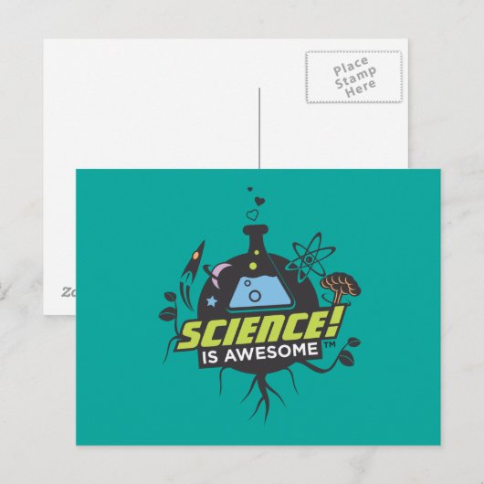 Wetenschap is Geweldige Briefkaart (Voorkant / Achterkant)