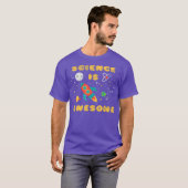 Wetenschap is Geweldige Nerd Space Ship Rocket Moo T-shirt (Voorkant volledig)