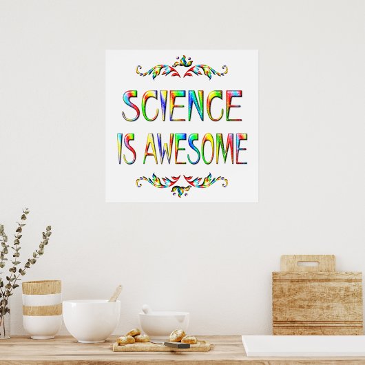 Wetenschap is Geweldige Poster (Keuken)