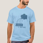 Wetenschap is Geweldige (stalen blauw) T-shirt (Voorkant)