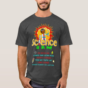 Wetenschap is in mij een zwarte geschiedenis-uitvi t-shirt