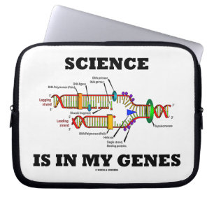 Wetenschap is in mijn genen (DNA-replicatie) Laptop Sleeve