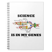 Wetenschap is in mijn genen (DNA-replicatie) Notitieboek (Voorkant)