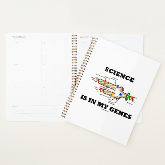 Wetenschap is in mijn genen DNA replicatie Planner (Display)