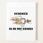 Wetenschap is in mijn genen DNA replicatie Planner (Achterkant)