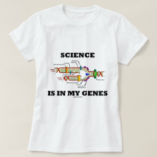 Wetenschap is in mijn genen (DNA-replicatie) T-shirt