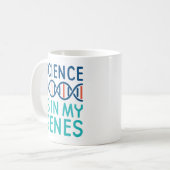 Wetenschap is in mijn genen koffiemok (Voorkant links)