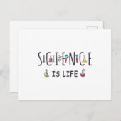 Wetenschap is leven briefkaart (Voorkant / Achterkant)