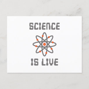 Wetenschap is leven briefkaart