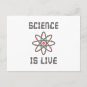 Wetenschap is leven briefkaart (Voorkant)