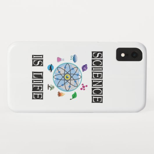 Wetenschap is leven Case-Mate iPhone case (Achterkant (horizontaal))