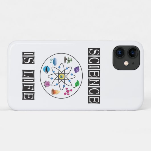 Wetenschap is leven Case-Mate iPhone case (Achterkant (horizontaal))