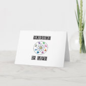 Wetenschap is leven kaart (Voorkant)