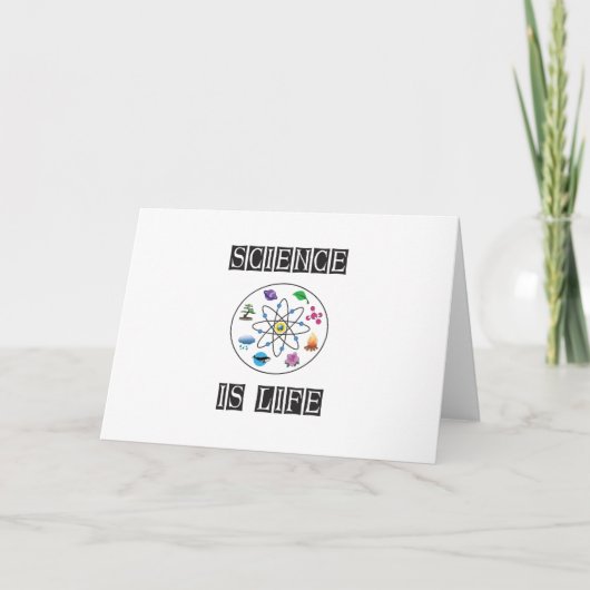 Wetenschap is leven kaart (Voorkant)