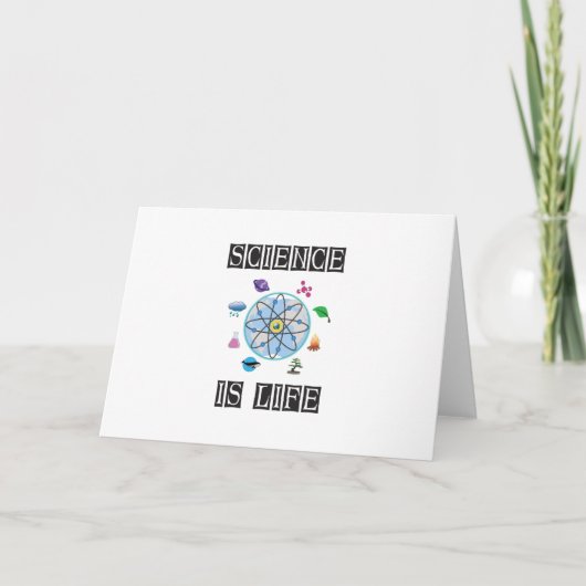 Wetenschap is leven kaart (Voorkant)