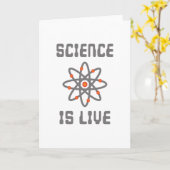 Wetenschap is leven kaart (Gele Bloem)