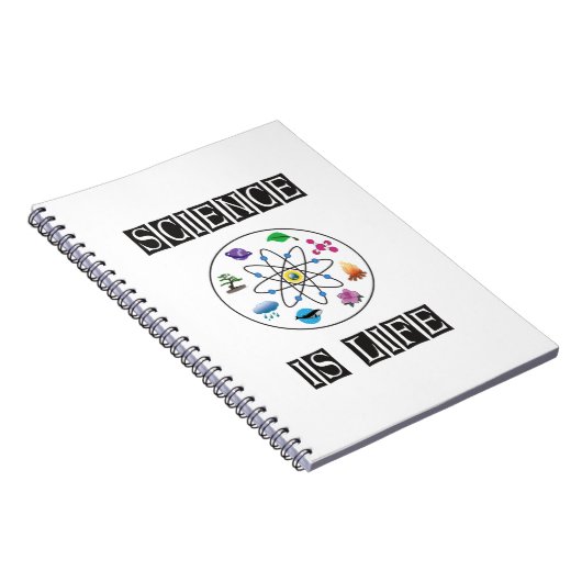 Wetenschap is leven notitieboek (Rechterzijde)
