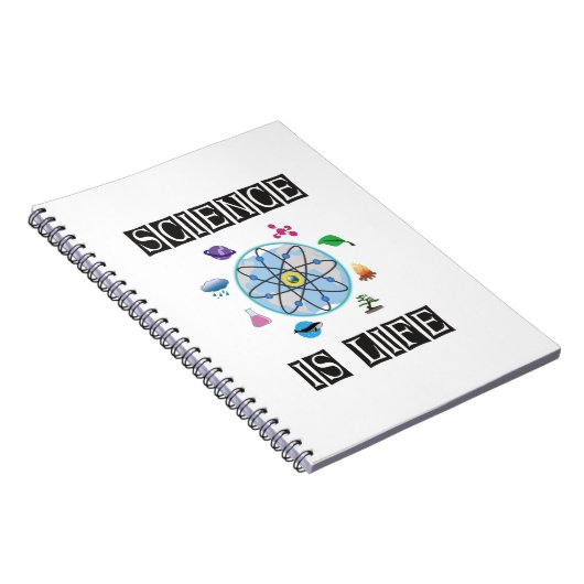 Wetenschap is leven notitieboek (Rechterzijde)