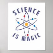 Wetenschap is Magic Nerd Poster (Voorkant)