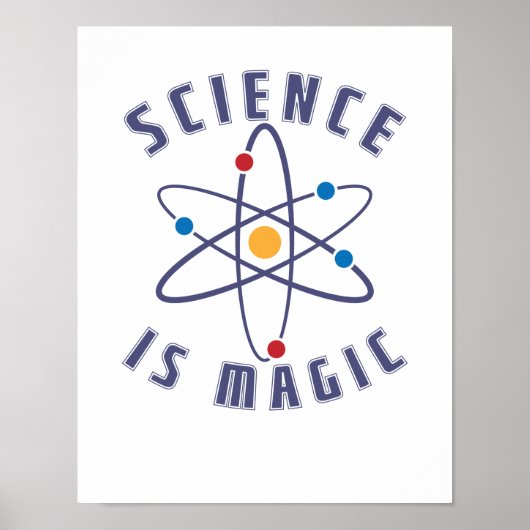 Wetenschap is Magic Nerd Poster (Voorkant)