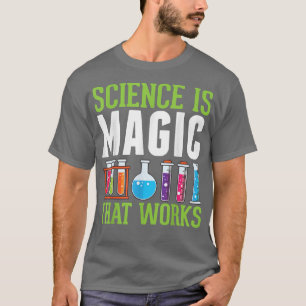 Wetenschap is Magisch dat het Little Scientist gra T-shirt