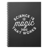 WETENSCHAP IS MAGISCH DAT WERKT. NOTITIEBOEK (Voorkant)