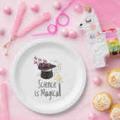 Wetenschap is Magisch Papieren Bordje (Feest)