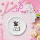 Wetenschap is Magisch Papieren Bordje (Feest)