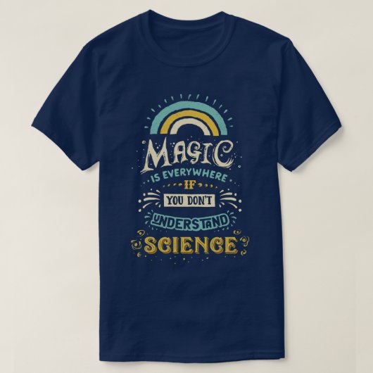 Wetenschap is Magisch T-shirt (Design voorkant)