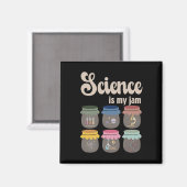 Wetenschap is mijn Jam Docent Stem Student Onderwi Magneet (Voorkant / Achterkant)
