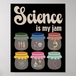 Wetenschap Is Mijn Jam Leraar Stem Student Onderwi Poster