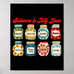 Wetenschap Is Mijn Passie Scheikunde Biologie Natu Poster