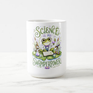 Wetenschap is mijn Zwamperpower Kikker Wetenschapp Koffiemok