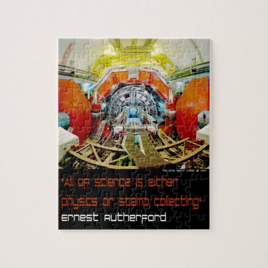 Wetenschap is Natuurkunde of Stempelverzameling Legpuzzel (Verticaal)