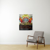 Wetenschap is Natuurkunde of Stempelverzameling Wandkleed (In situ)